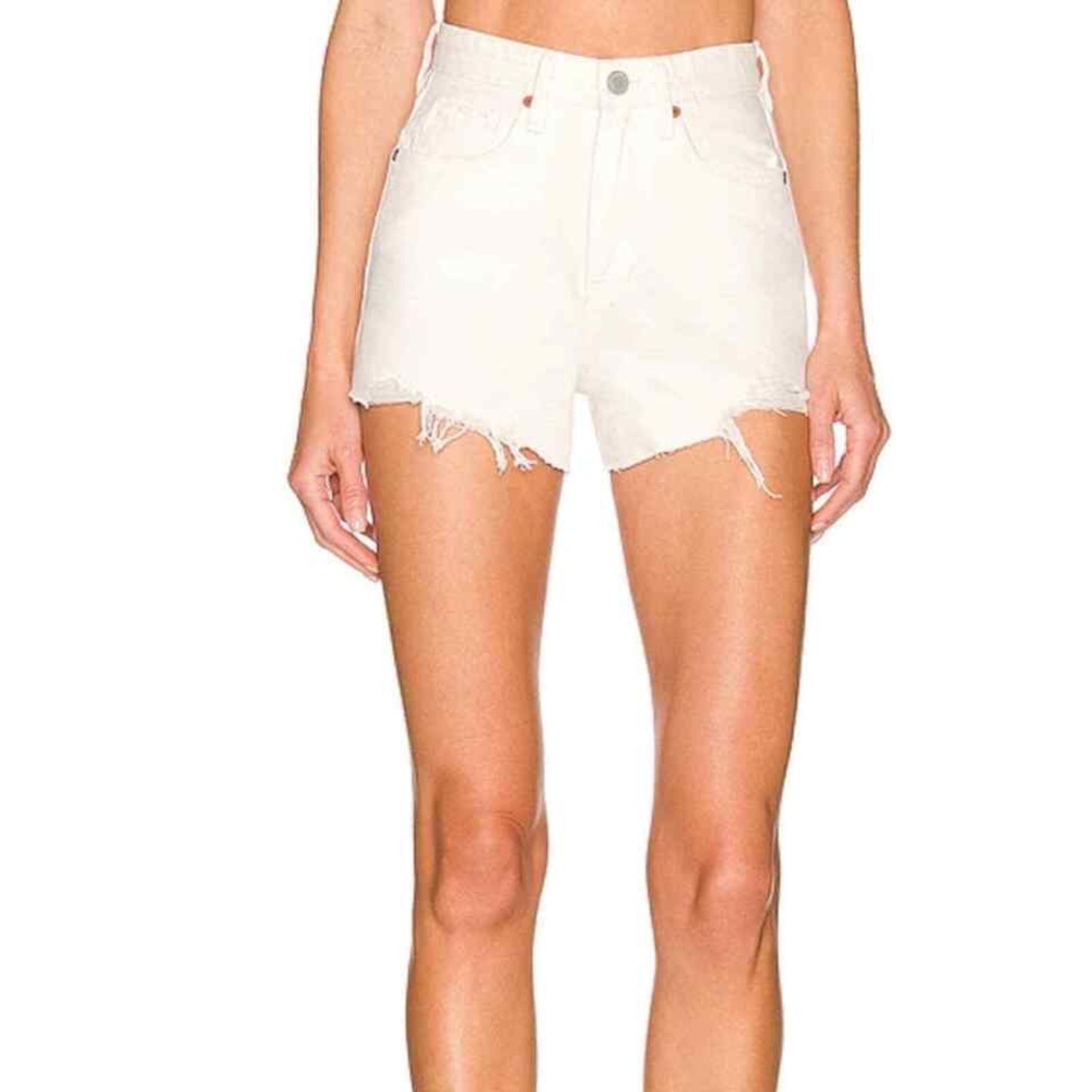NEW Blank NYC The Reeve Ultra Hi-Rise Short in White Size 26